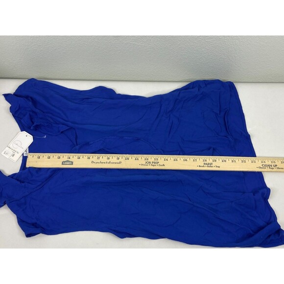 Culture Code Women Small Blue Ruffle Top Sleeveless Lightweight Casual NWT - Picture 9 of 9